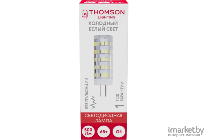 Светодиодная лампа Thomson G4 6W 500Lm 6500K [TH-B4231]