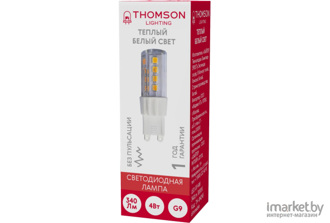 Светодиодная лампа Thomson 4W 340Lm 3000K [TH-B4245]