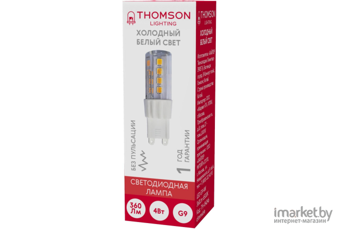Светодиодная лампа Thomson G9 4W 360Lm 6500K [TH-B4246]