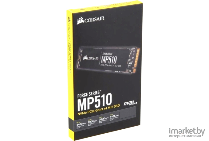 SSD диск Corsair M.2 2280 1920GB MP510 [CSSD-F1920GBMP510]