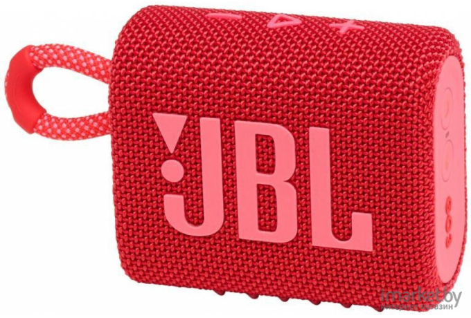 Портативная акустика JBL Go 3 Red [JBLGO3RED]