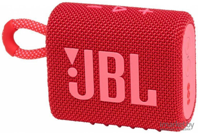 Портативная акустика JBL Go 3 Red [JBLGO3RED]