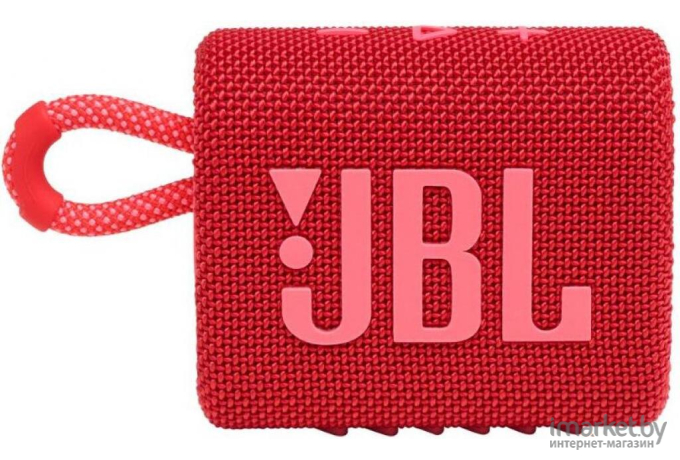 Портативная акустика JBL Go 3 Red [JBLGO3RED]