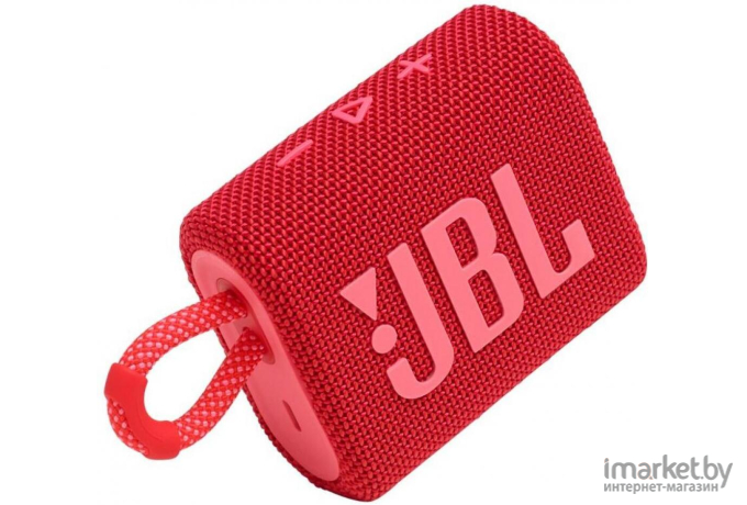 Портативная акустика JBL Go 3 Red [JBLGO3RED]