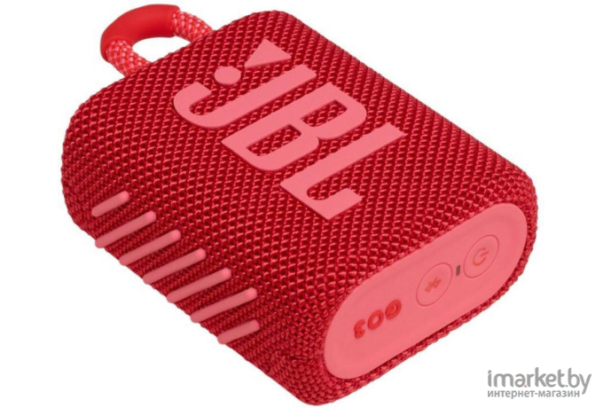 Портативная акустика JBL Go 3 Red [JBLGO3RED]