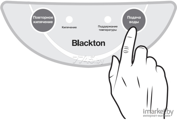 Термопот Blackton Bt TP331 белый/серый