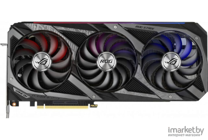 Видеокарта ASUS RTX 3090 ROG STRIX OC 24G [ROG-STRIX-RTX3090-O24G-GAMING]