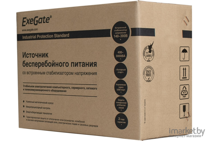 Источник бесперебойного питания ExeGate SpecialPro Smart LLB-2200 [EP285531RUS]