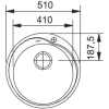 Кухонная мойка Franke ROX 610-41 [101.0017.919]