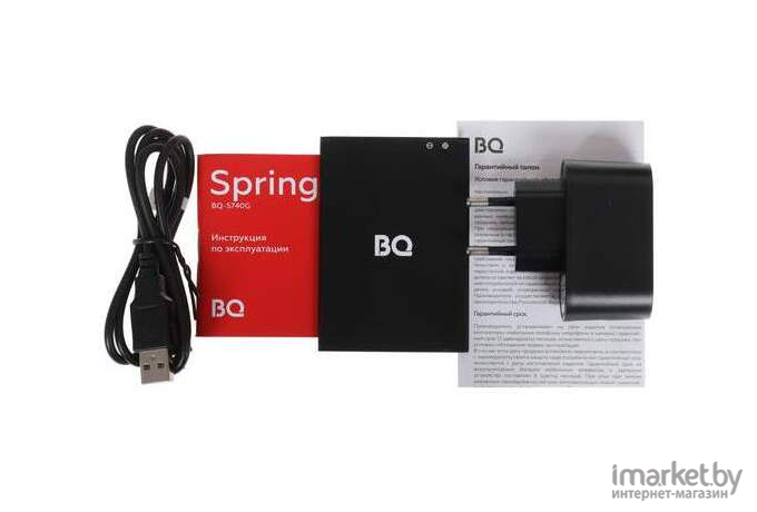 Мобильный телефон BQ-Mobile 5740G Spring Black [86187155]