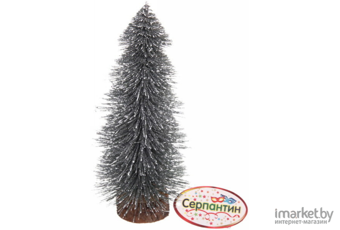 Новогодняя елка Серпантин Снежок серебро [201-1297]
