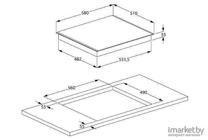 Варочная панель BEKO HII64401MTX