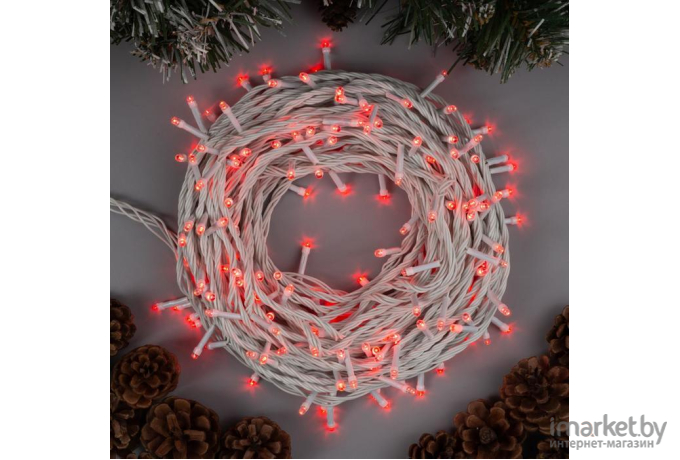 Новогодняя гирлянда Luazon Нить 200 LED 20м красный [3556826]