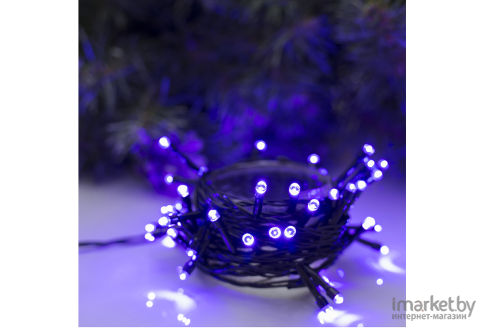 Новогодняя гирлянда Luazon Нить 50 LED 5м фиолетовый [3556767]