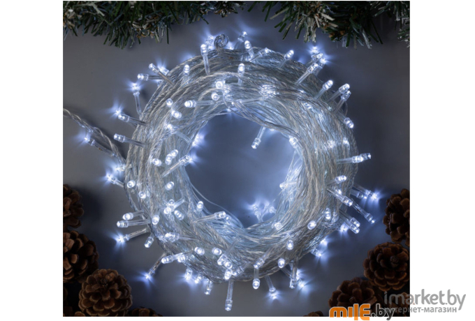 Новогодняя гирлянда Luazon Нить 200 LED 20м белый [3556804]