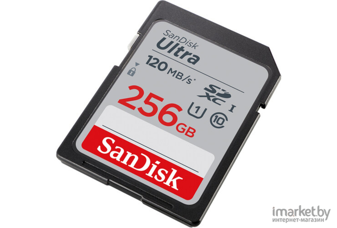 Карта памяти SanDisk SD 256GB SDXC Class 10 UHS-I Ultra 120MB/s [SDSDUN4-256G-GN6IN]