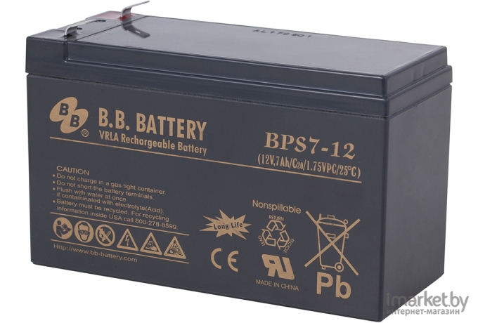 Аккумулятор для ИБП B.B. Battery BPS 7-12