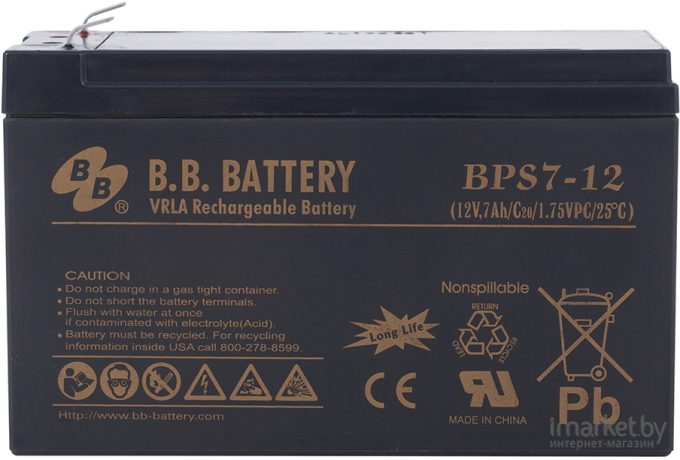 Аккумулятор для ИБП B.B. Battery BPS 7-12