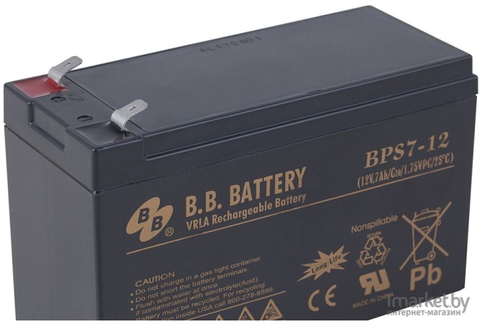 Аккумулятор для ИБП B.B. Battery BPS 7-12