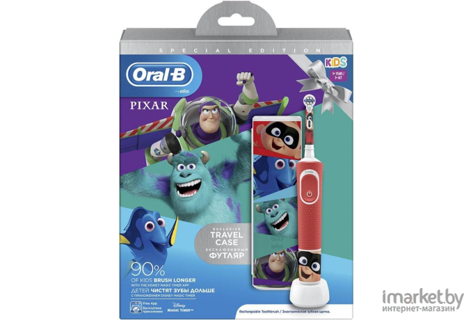 Электрическая зубная щетка Braun D100.413.2KX Oral_B Pixar [3710]