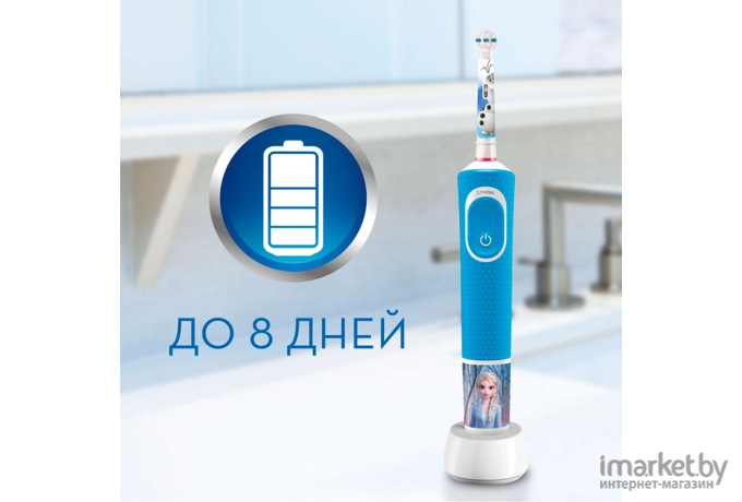 Электрическая зубная щетка Braun D100.413.2KX Oral_B  3710 FrozenII