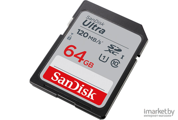 Карта памяти SanDisk SDXC 64GB UHS-I [SDSDUN4-064G-GN6IN]