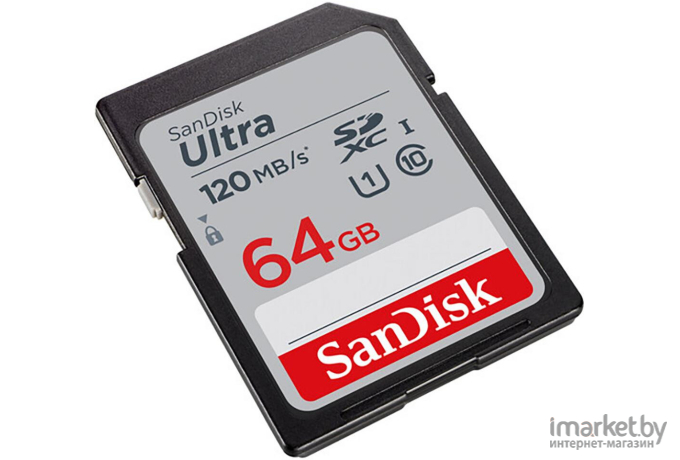 Карта памяти SanDisk SDXC 64GB UHS-I [SDSDUN4-064G-GN6IN]