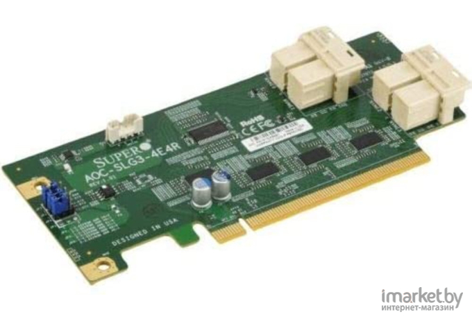 Сетевой контроллер Supermicro AOC-SLG3-4E4R-O