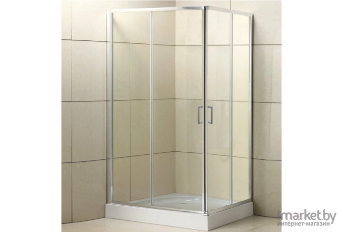 Душевой уголок BelBagno UNO-195-AH-2-100/80-C-Cr