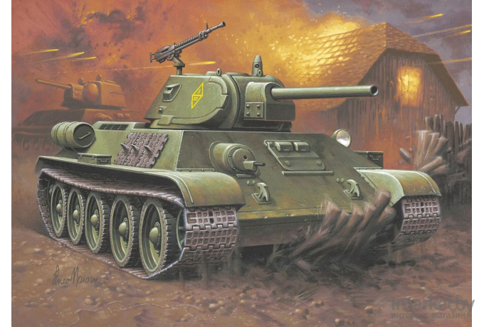 Сборная модель Revell Советский средний танк T-34/76 образец 1940 г. [3294]