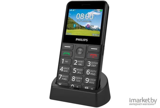 Мобильный телефон Philips Xenium E207 черный