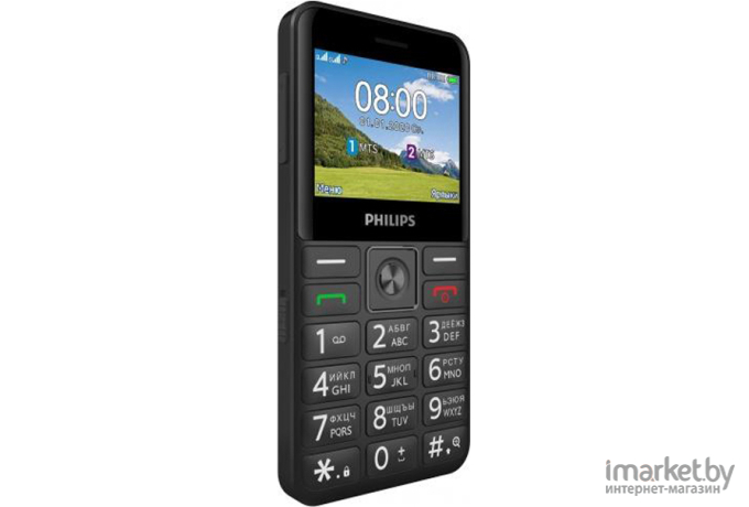 Мобильный телефон Philips Xenium E207 черный