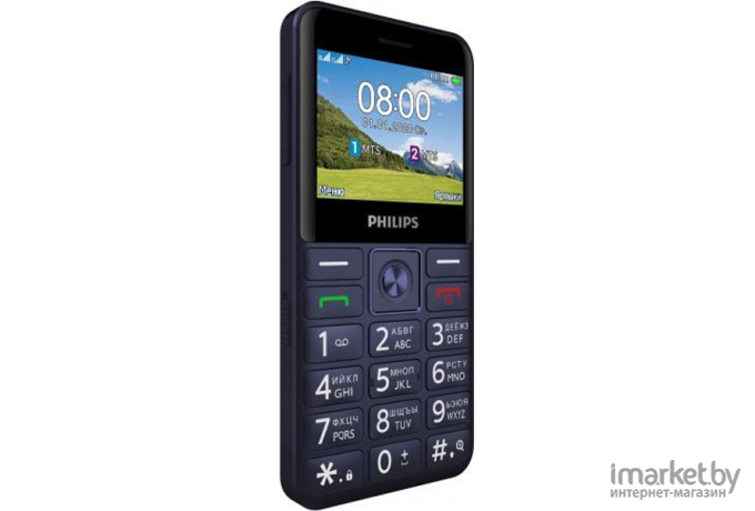 Мобильный телефон Philips Xenium E207 синий