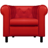 Кресло Brioli Винчестер L19 красный