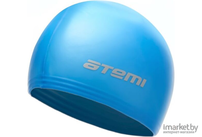 Шапочка для плавания Atemi TC402 голубой