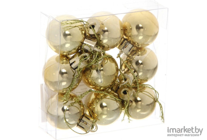 Елочная игрушка Серпантин Новогодние шары 3 см [183-823]