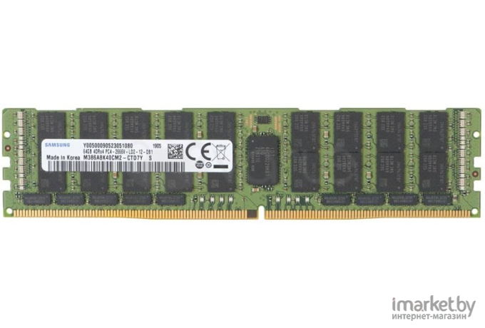 Оперативная память Samsung DDR4 64GB LRDIMM 3200 1.2V [M386A8K40DM2-CWE]