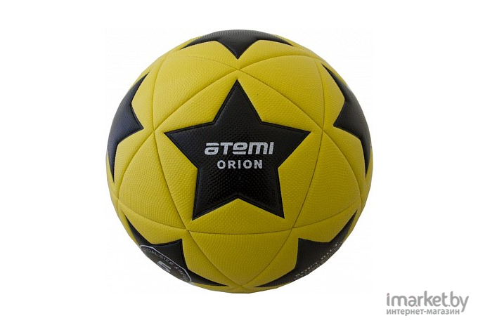 Футбольный мяч Atemi ORION PVC  р.5 желтый/черный/белый