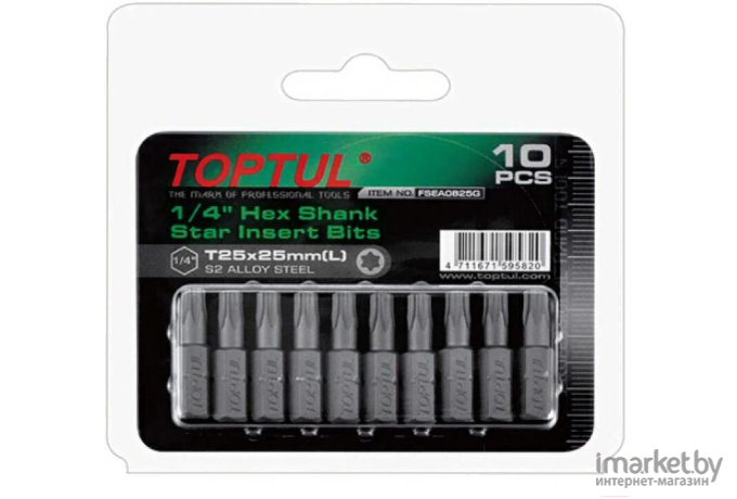 Насадка слесарная  Toptul TORX T8 [FSEA0808G]