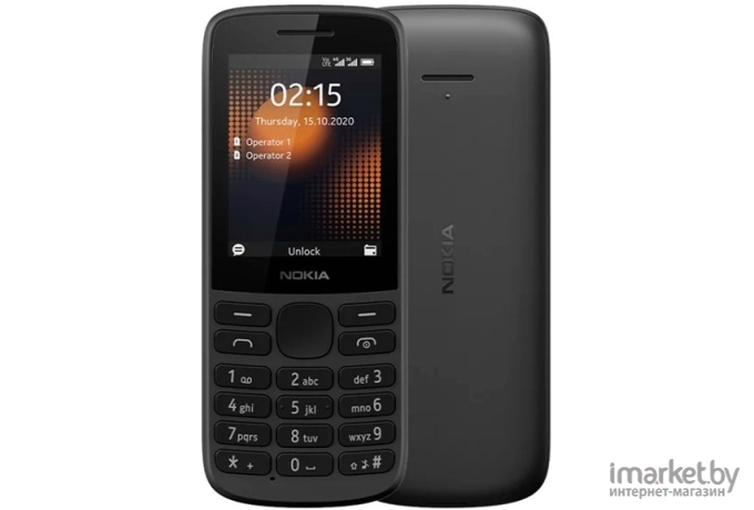 Мобильный телефон Nokia 215 DS TA-1272 Black [16QENB01A01]