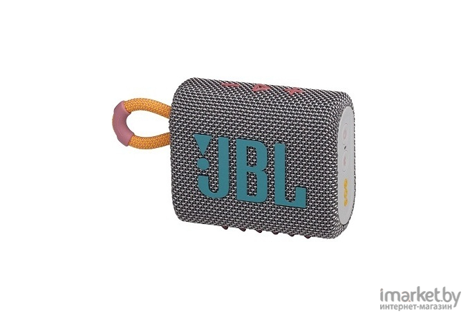 Портативная акустика JBL GO 3 Gray [JBLGO3GRY]