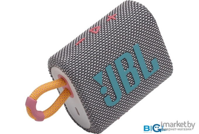 Портативная акустика JBL GO 3 Gray [JBLGO3GRY]