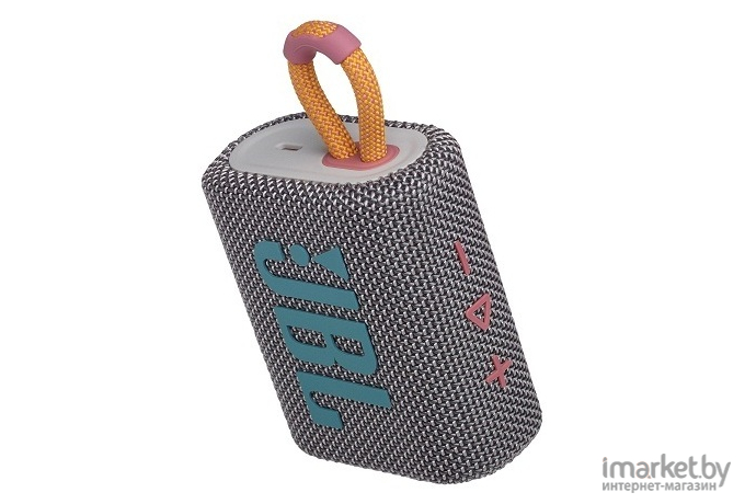 Портативная акустика JBL GO 3 Gray [JBLGO3GRY]