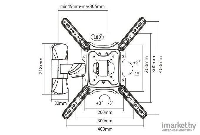 Кронштейн Ultramounts UM896 черный