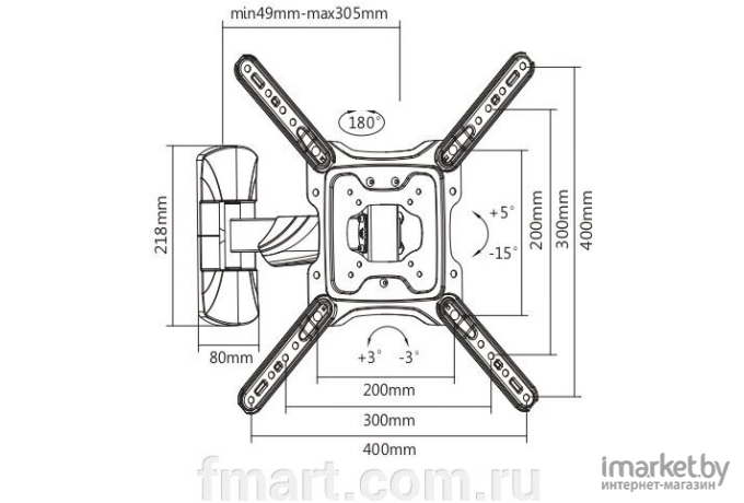 Кронштейн Ultramounts UM896 черный