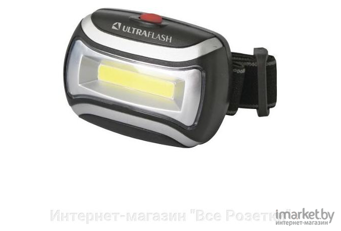 Фонарь налобный Ultraflash LED5380 черный