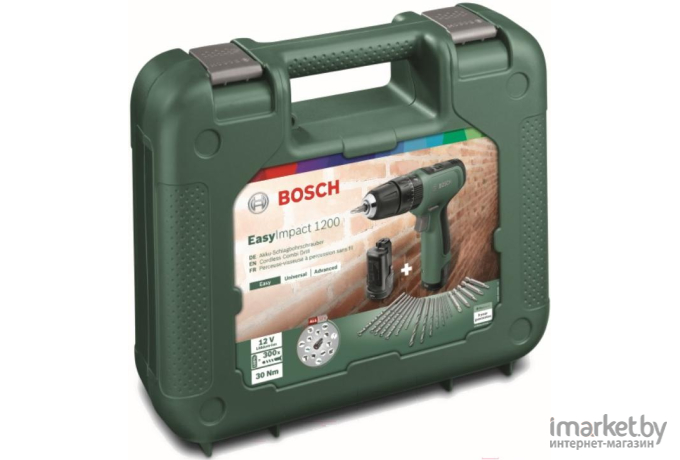 Дрель-шуруповерт Bosch EasyImpact 1200 [0.603.9D3.104]