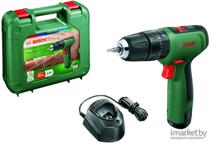 Дрель-шуруповерт Bosch EasyImpact 1200 [0.603.9D3.104]