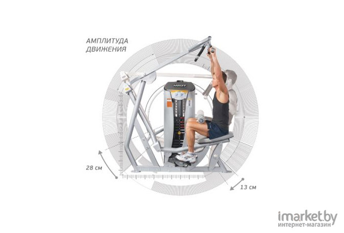 Силовая тяга Hoist ROC-IT RS-1201 верхняя серебряный/черный [HF\RS-1201\CM-PL-BK]