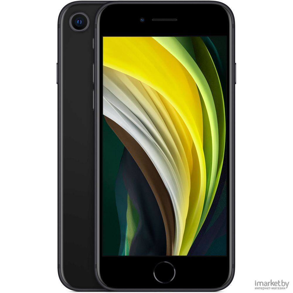 Мобильный телефон Apple iPhone SE 128GB A2296 Black [MHGT3RM/A] в каталоге  | Цена | Доставка по РБ